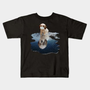 Shih Tzu Dogs Lover - Shih Tzu Face Mask Funny - Shih Tzu T-Shirt Kids T-Shirt